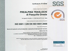 Certificazione 9001 - 2008